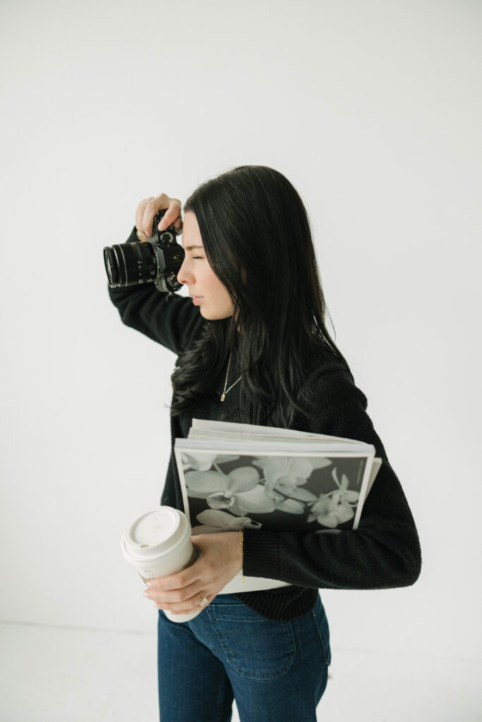 Editorial portrait of Alexia Rodriquez during a Milwaukee brand session at Studio North