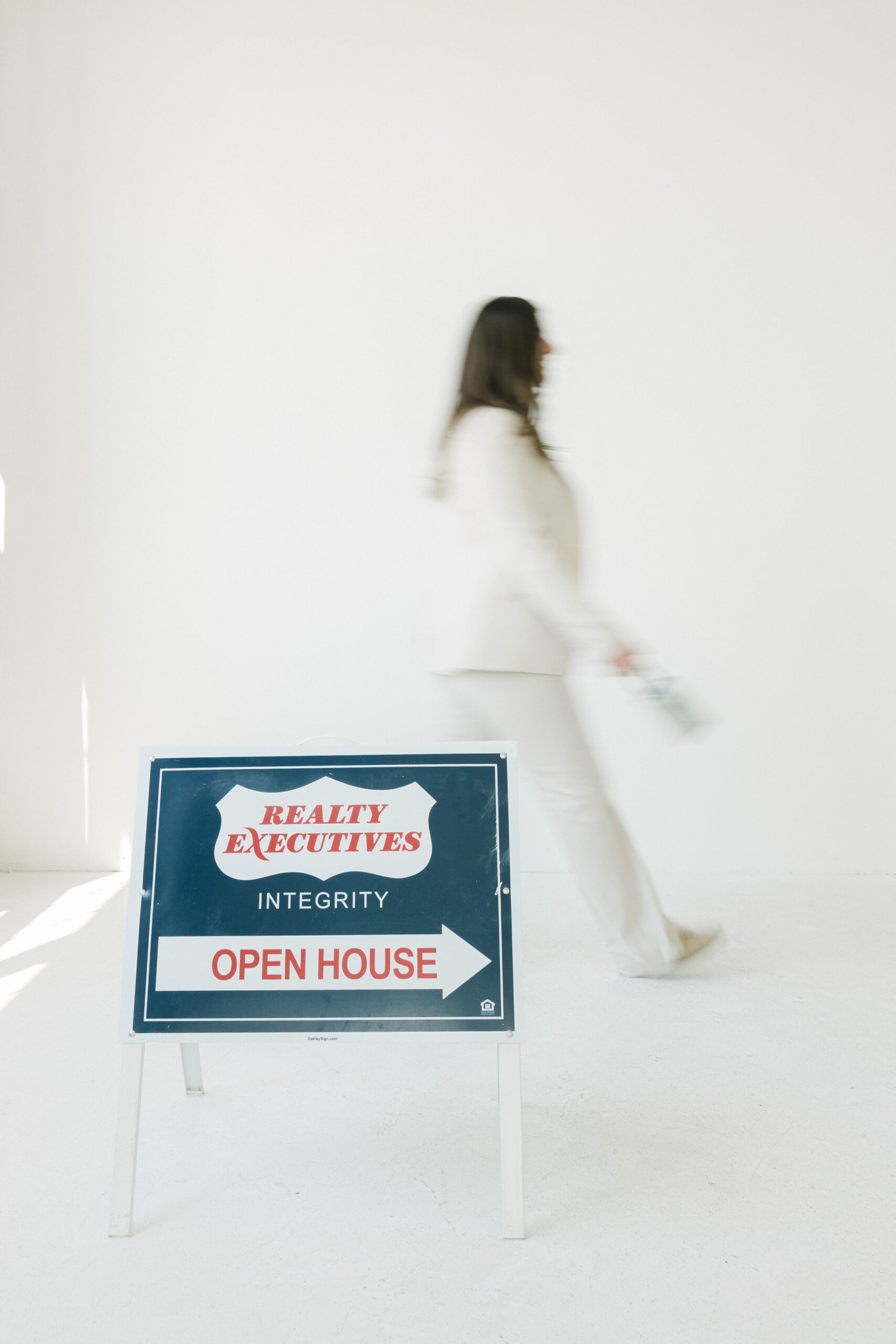 Editorial-style lifestyle image from a Milwaukee realtor brand session at Studio North.